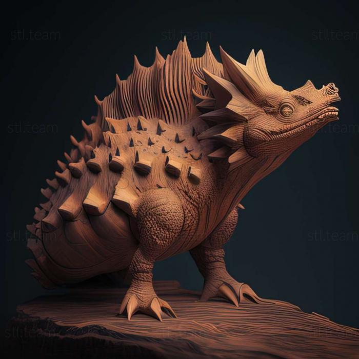 3D модель Гесперозавр (STL)